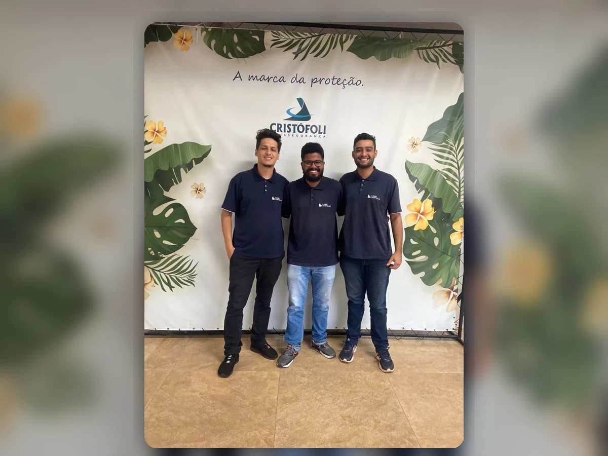 Equipe Lamed Hospitalar: Caio, Antônio e Matheus